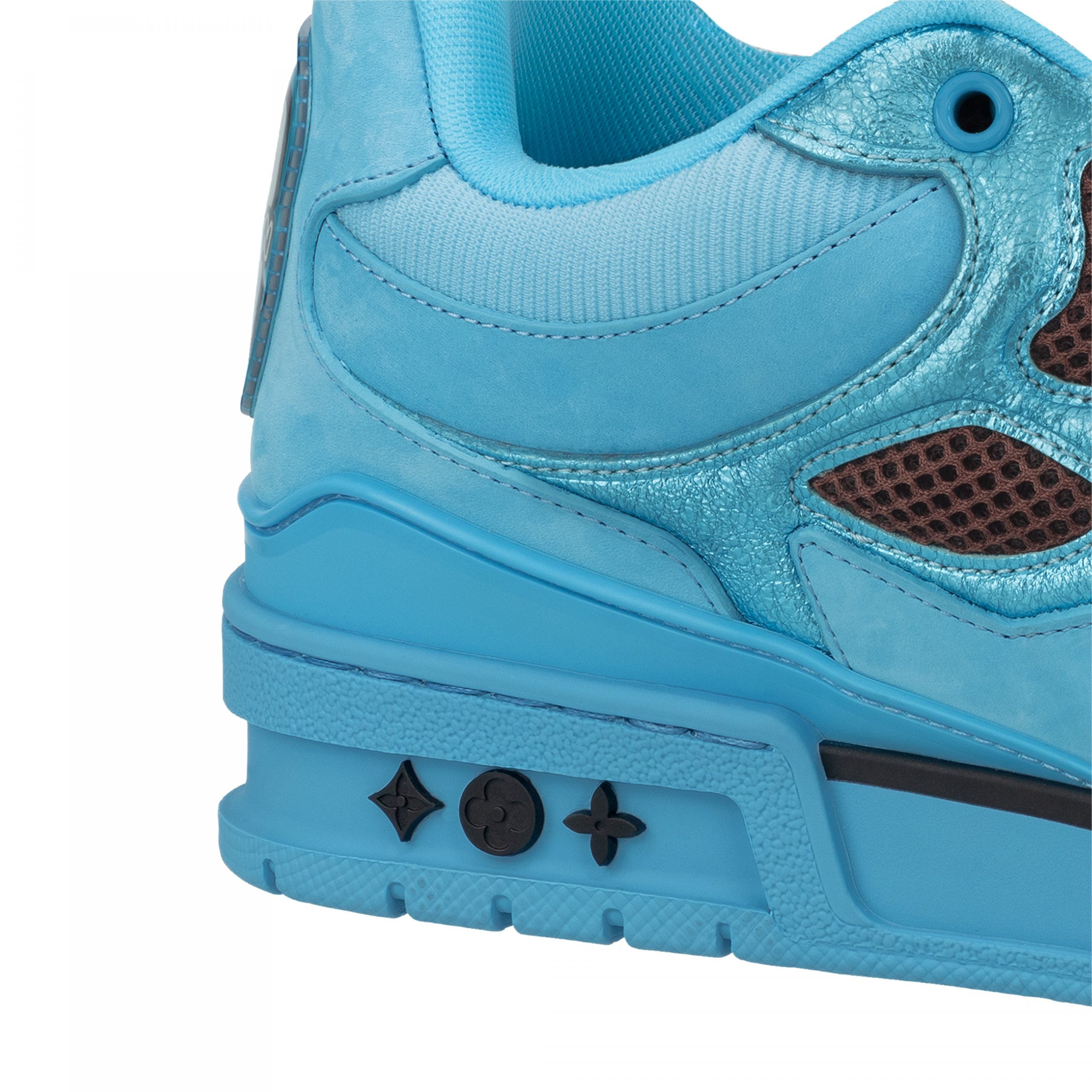 Louis Vuitton LV Skate Sneaker Since 54 Monogram Flowers Blue 1ABMIC