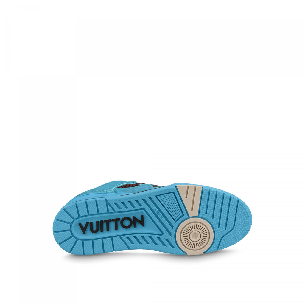 Louis Vuitton LV Skate Sneaker Since 54 Monogram Flowers Blue 1ABMIC