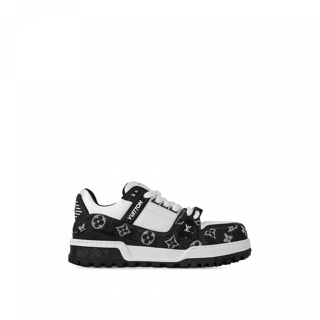 Louis Vuitton 1ACXAG LV Trainer Maxi Sneaker Denim Black