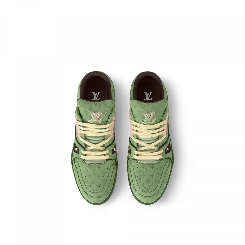 Louis Vuitton X Tyler 1ACR6H LV Trainer Sneaker Green