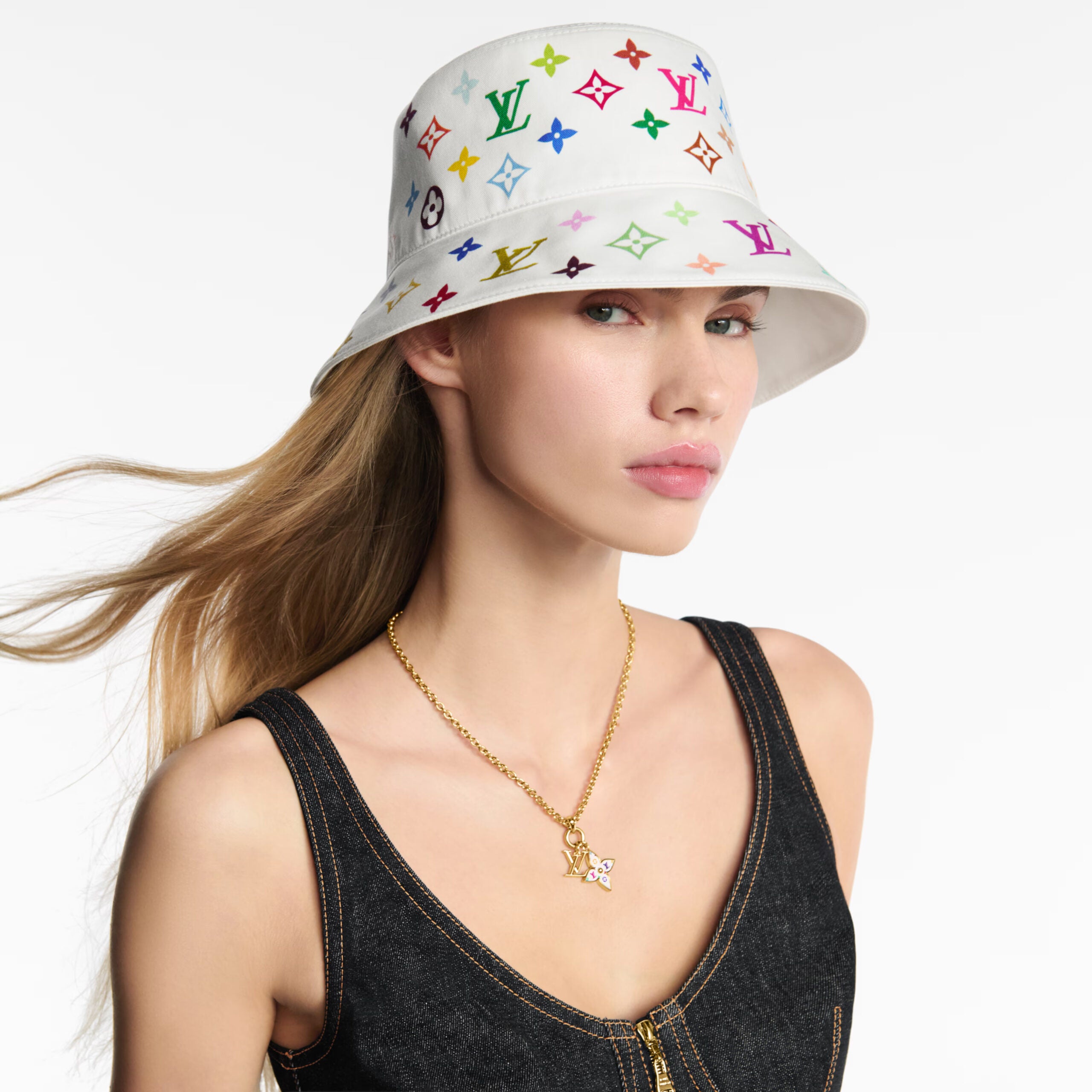 Louis Vuitton M7986M LV x TM Reversible Superflat Bucket Hat