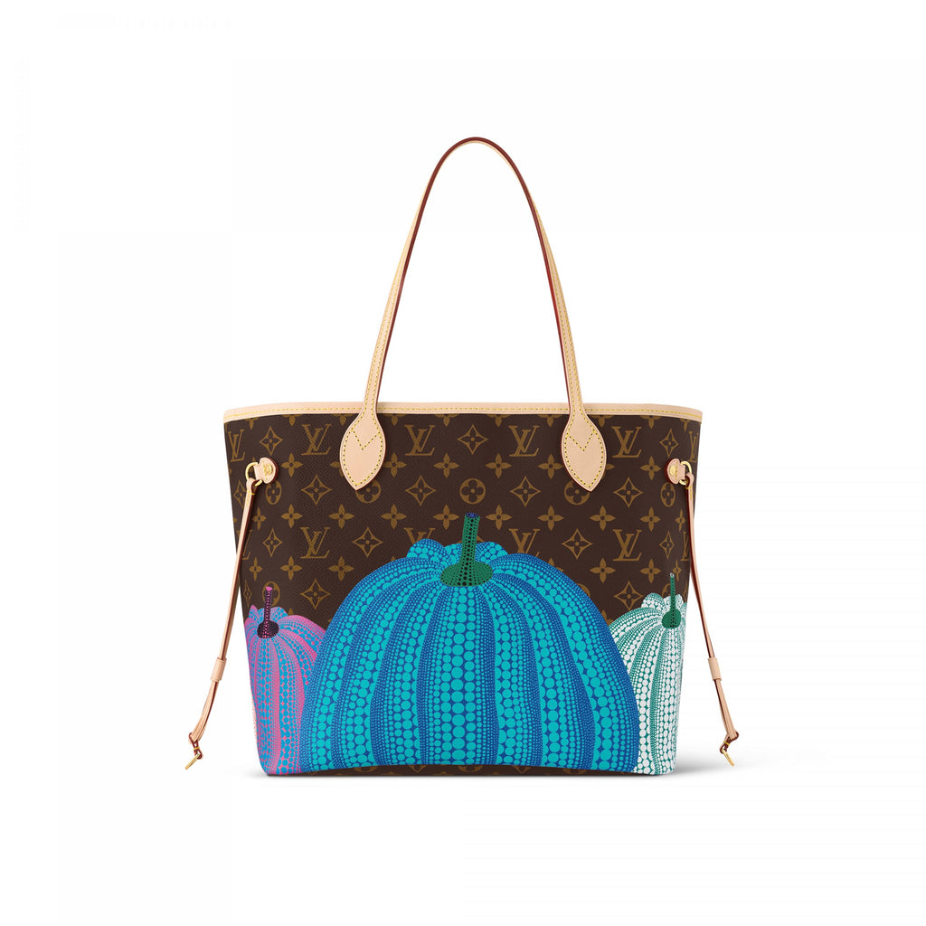 Louis Vuitton LV x YK Neverfull MM M46468 Pumpkin print