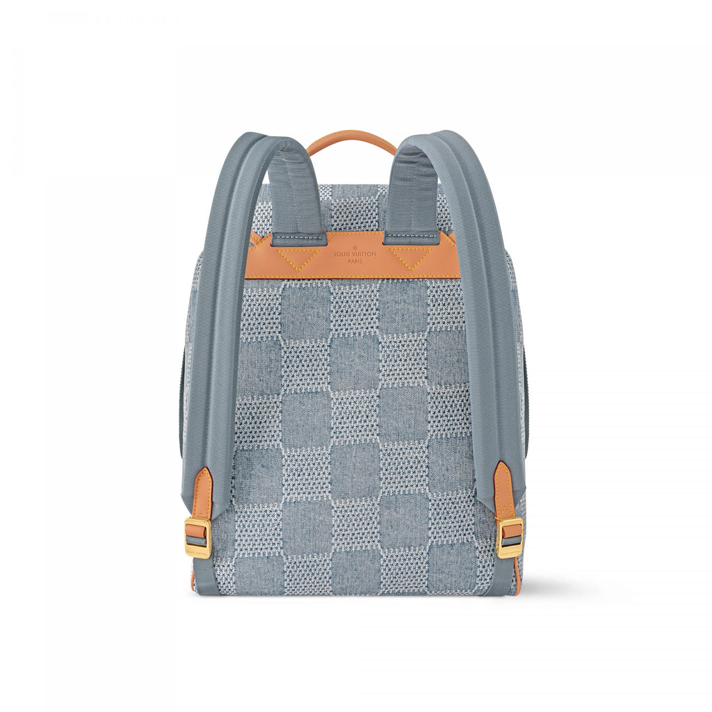 Louis Vuitton N40708 Montsouris Backpack Damier Blue