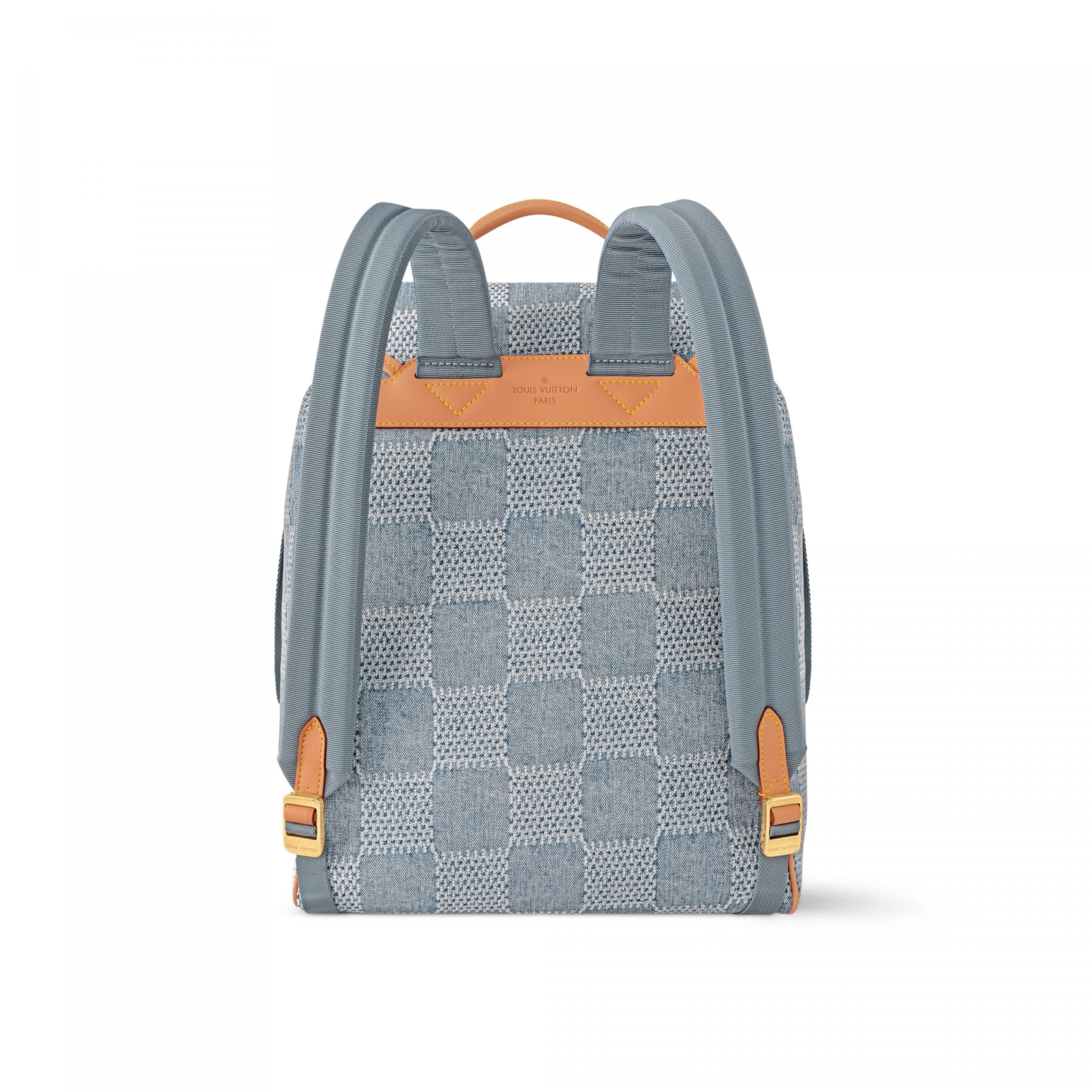 Louis Vuitton N40708 Montsouris Backpack Damier Blue