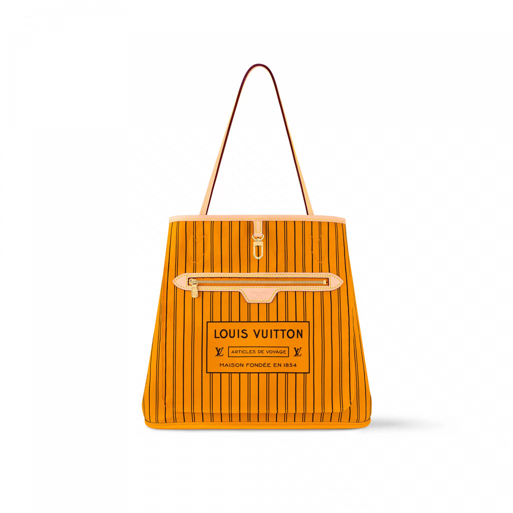 Louis Vuitton M11947 Neverfull Bandoulière Inside Out MM Monogram/Jaune Safran