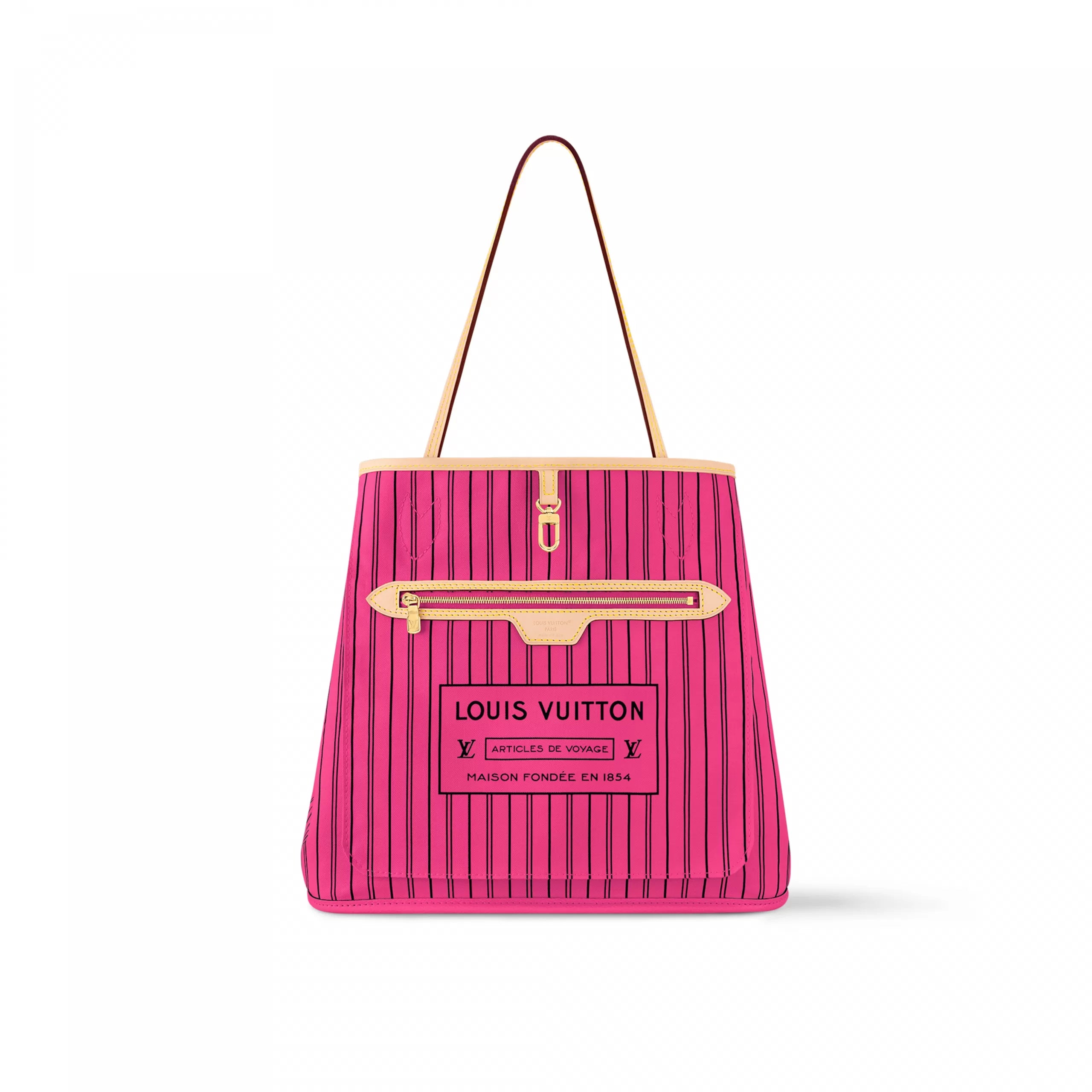 Louis Vuitton M12257 Neverfull Bandoulière Inside Out MM MMonogram/Rose Pondichery