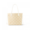 Louis Vuitton M22839 Neverfull MM Lotus Cotton White Beige