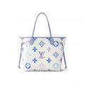 Louis Vuitton M22979 Neverfull MM Blue Monogram