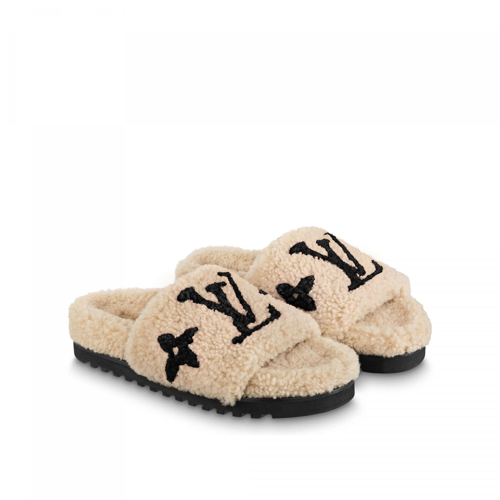 Louis Vuitton Paseo Flat Mule Ecru 1ABWD9