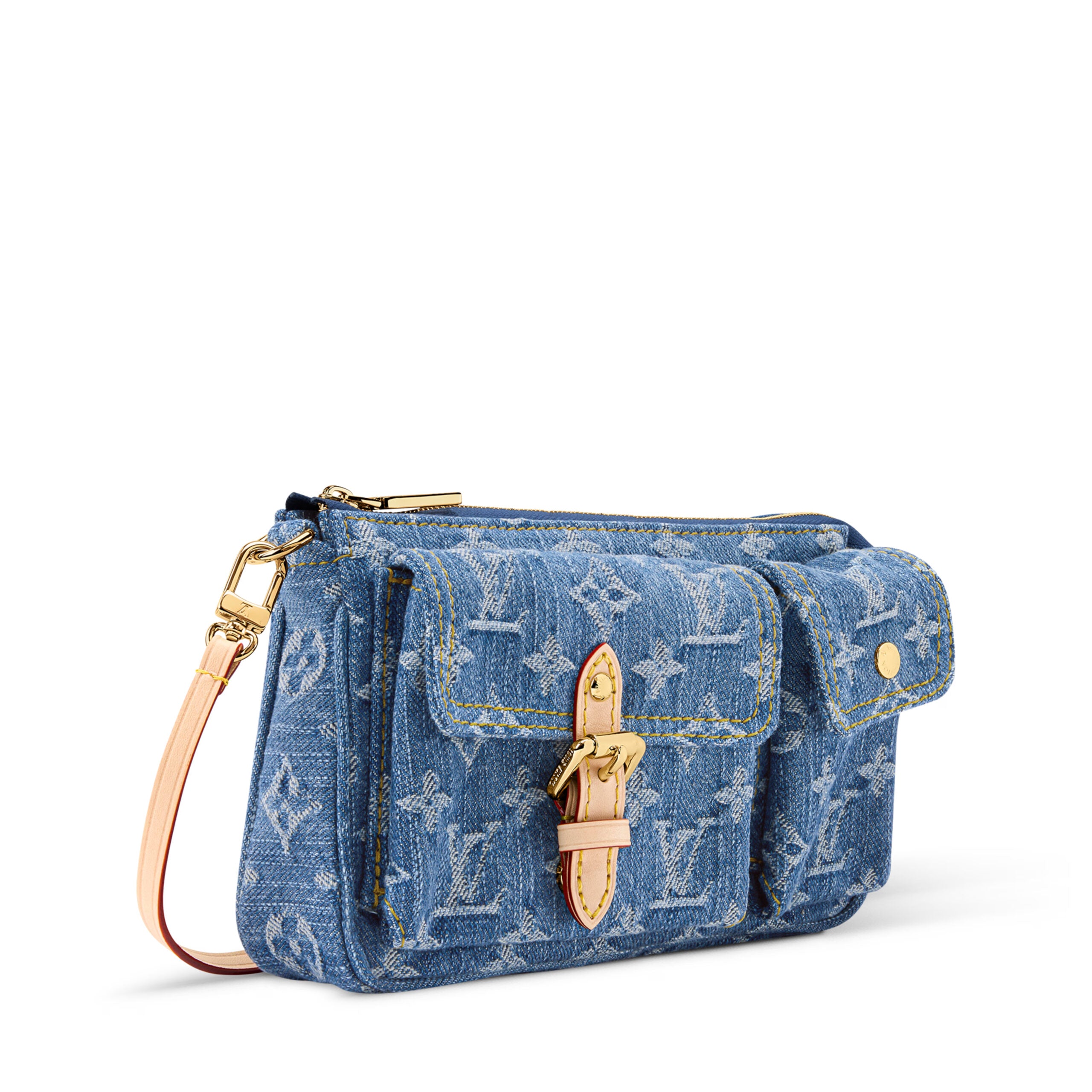 Louis Vuitton M27602 Pochette Accessoire Cargo Blue Denim