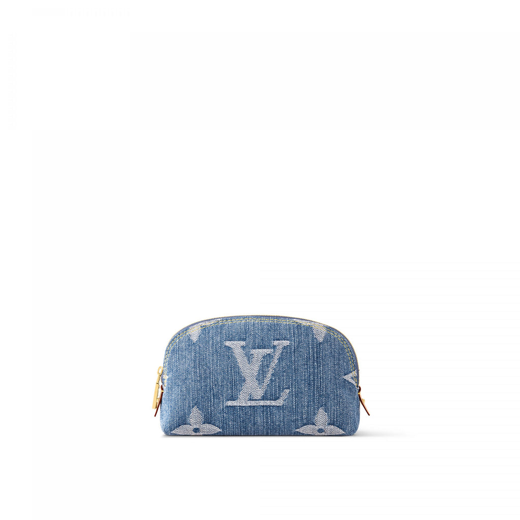 Louis Vuitton M24316 Pochette Cosmétique PM Denim Blue