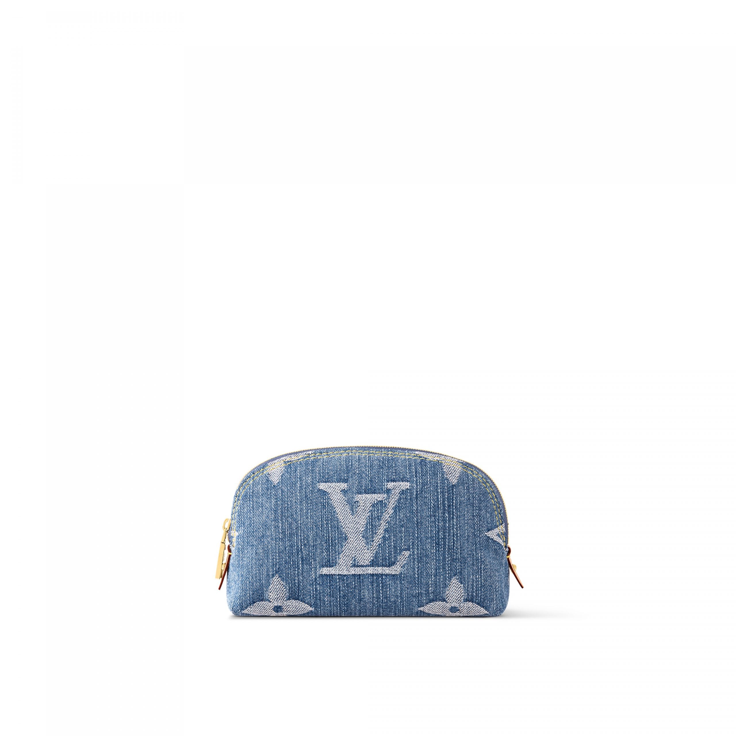 Louis Vuitton M24316 Pochette Cosmétique PM Denim Blue
