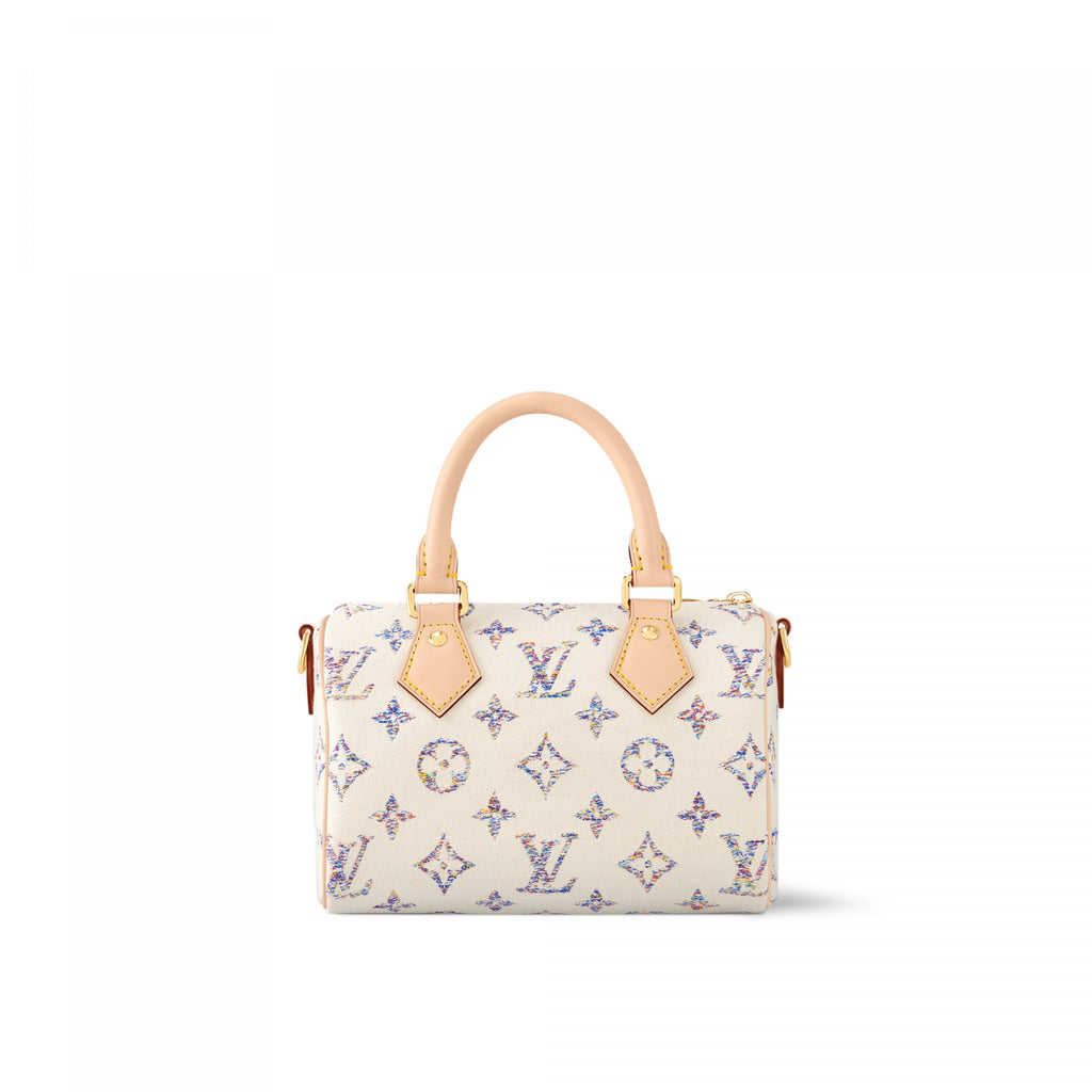 Louis Vuitton M24709 Speedy Bandoulière 20 Multicolor Beige