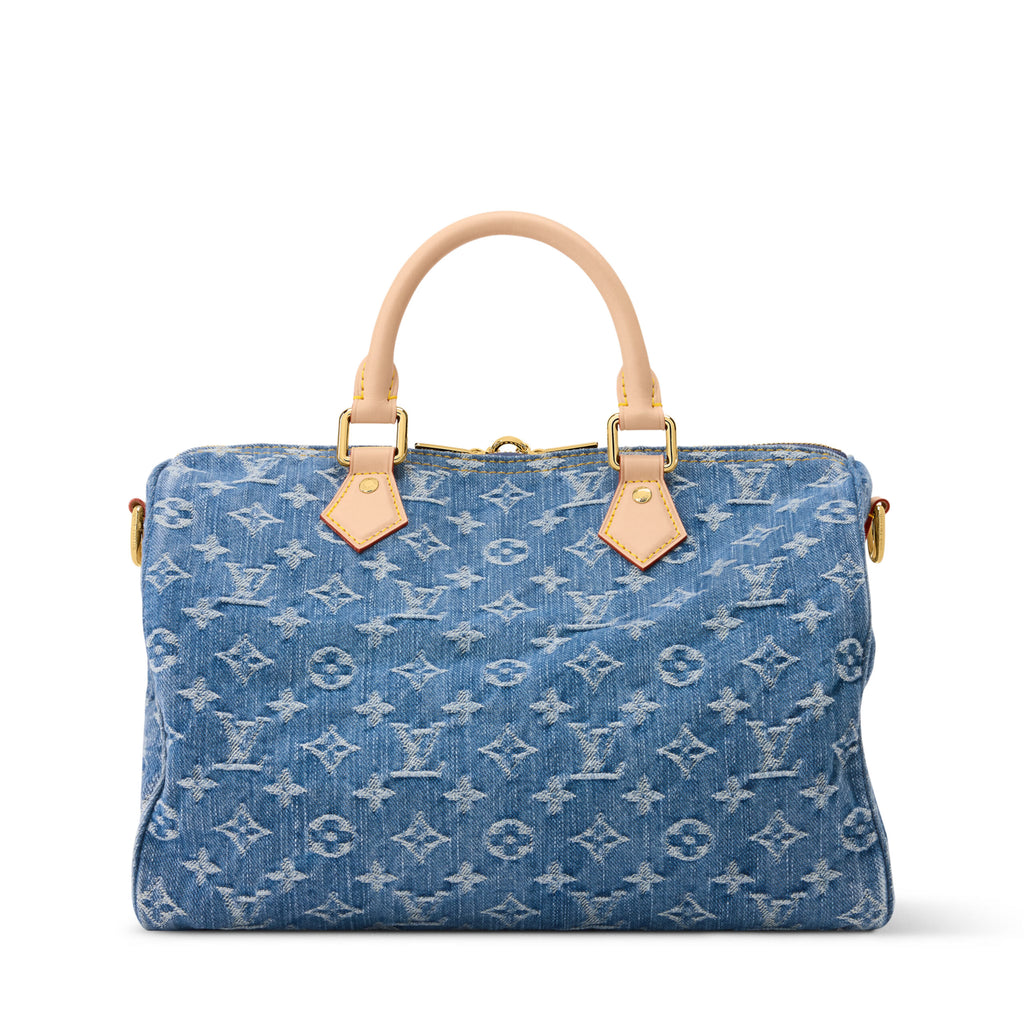 Louis Vuitton M14430 Speedy Soft 30 Blue Denim