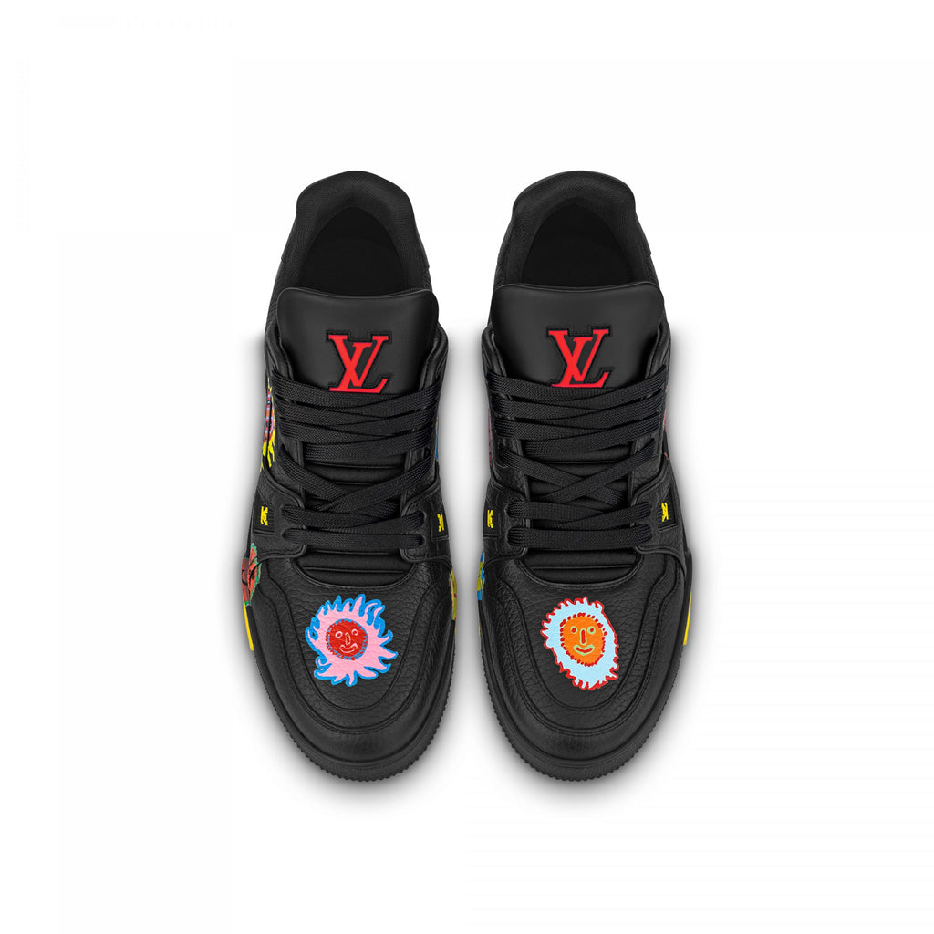 Louis Vuitton Trainer Sneaker LV x YK Black 1ABD2W