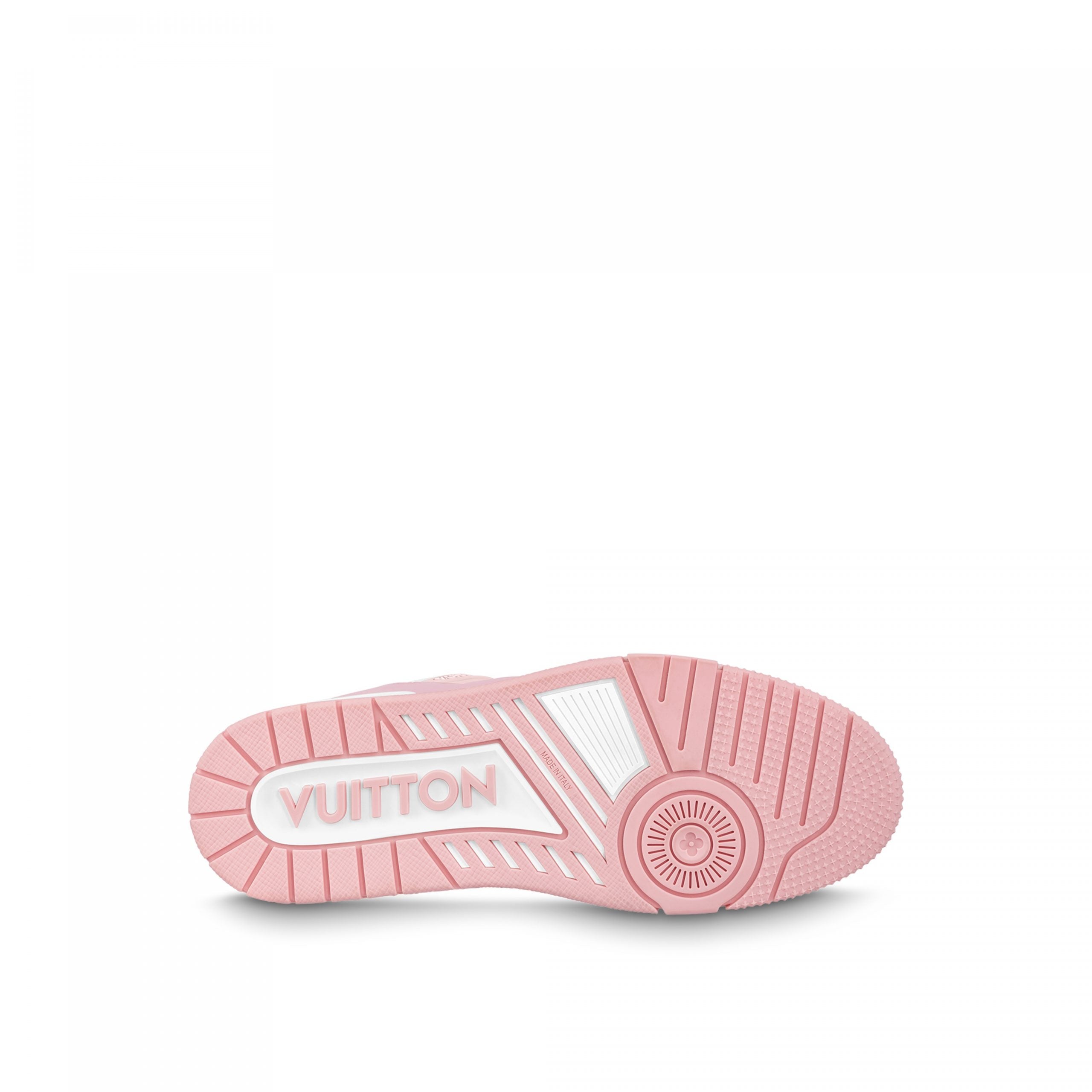 Louis Vuitton Trainer Sneaker Pink White 1ABOEI