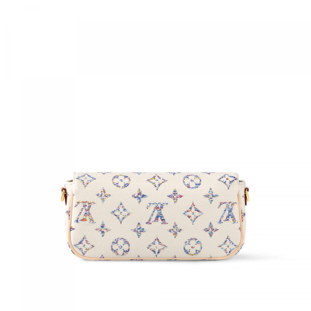 Louis Vuitton M83499 Wallet on Chain Ivy Multicolor White